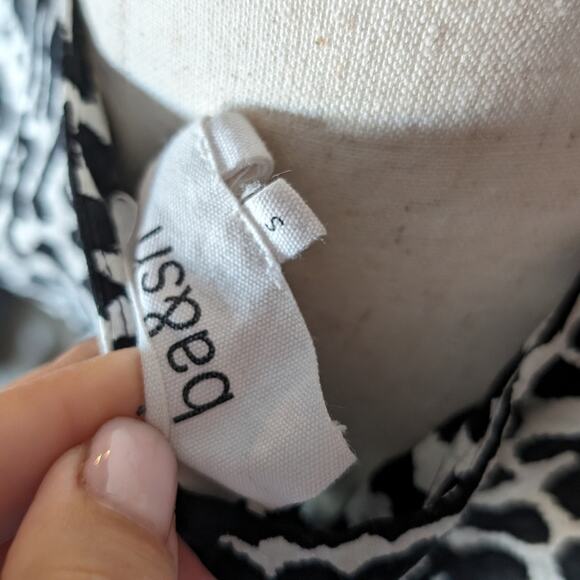 ba&sh Oia Knee Length Printed Black and White Dress, size S - Picture 6 of 8